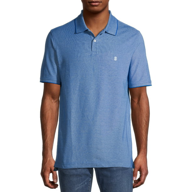 Small, Peacoat IZOD Mens SportFlex Classic-Fit Solid Stretch Performance Polo 